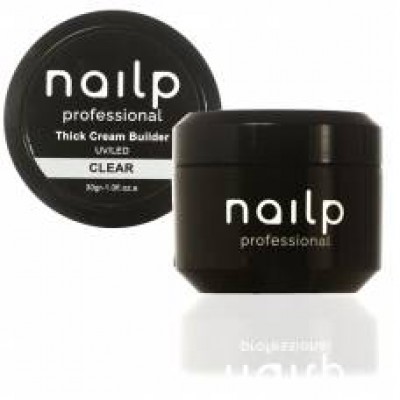 BUILDER GEL THICK CREAM UV/LED CLEAR 30gr BUILDER GEL THICK CREAM UV/LED CLEAR 30gr
