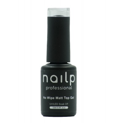 NAILP NO WIPE TOP GEL SOAK OFF UV/LED CLEAR 12ml NAILP NO WIPE TOP GEL SOAK OFF UV/LED CLEAR 12ml