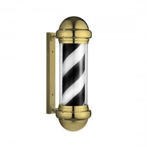 BARBER POLE GOLDEN BLACK & WHITE 09045/53 BARBER POLE GOLDEN BLACK & WHITE 09045/53
