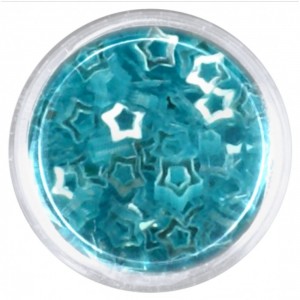 ΑΣΤΕΡΙ GLITTER ΜΕ ΤΡΥΠΑ ΟΙΝΟΠΝΕΥΜΑΤΙ 5mm 3gr