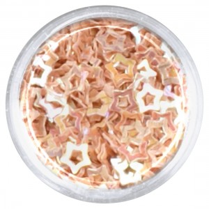 ΑΣΤΕΡΙ GLITTER ΜΕ ΤΡΥΠΑ ΣΟΜΟΝ 5mm 3gr