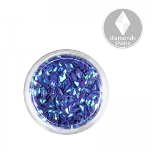 ΔΙΑΜΑΝΤΙ ΠΛΑΣΤΙΚΟ ΜΠΛΕ-ΜΩΒ 5mm 2.3gr