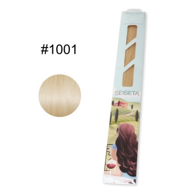 ΤΟΥΦΕΣ SEISETA HAIR EXTENSION KERATIN CLASSIC LINE 50/55cm #1001 10τεμ.