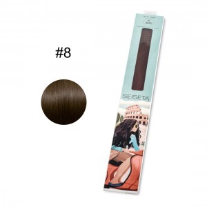 ΤΡΕΣΑ SEISETA WEFT HAIR EXTENSION 50/55cm #8 ΦΥΣΙΚΗ 100gr
