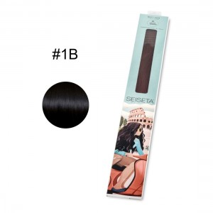 ΤΡΕΣΑ SEISETA WEFT HAIR EXTENSION 50/55cm #1B ΦΥΣΙΚΗ 100gr