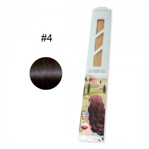 ΤΟΥΦΕΣ SEISETA HAIR EXTENSION KERATIN CLASSIC LINE 50/55cm #4 25τεμ. 20gr