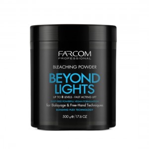 FARCOM PROFESSIONAL ΣΚΟΝΗ ΑΠΟΧΡΩΜΑΤΙΣΜΟΥ BEYOND LIGHTS 500GR FARCOM PROFESSIONAL ΣΚΟΝΗ ΑΠΟΧΡΩΜΑΤΙΣΜΟΥ BEYOND LIGHTS 500GR