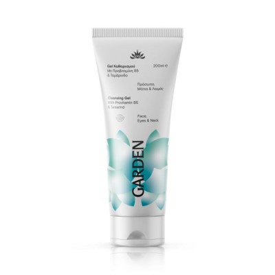 GARDEN CLEANSING GEL FACE & EYES PROVITAMIN B5 & TAMARIND 200ml GARDEN CLEANSING GEL FACE & EYES PROVITAMIN B5 & TAMARIND 200ml