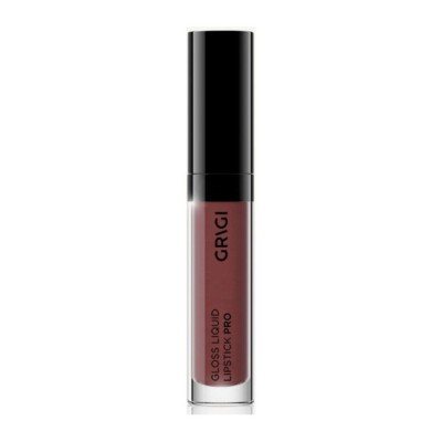 GRIGI GLOSS LIQUID LIPSTICK PRO No 408 VINYL DARK NUDE BROWN GRIGI GLOSS LIQUID LIPSTICK PRO No 408 VINYL DARK NUDE BROWN