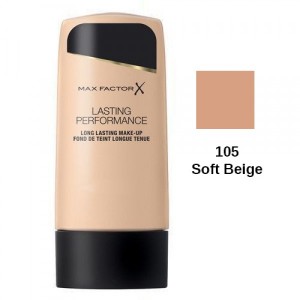 MAX FACTOR LASTING PERFORMANCE SOFT BEIGE No.105 MAX FACTOR LASTING PERFORMANCE SOFT BEIGE No.105