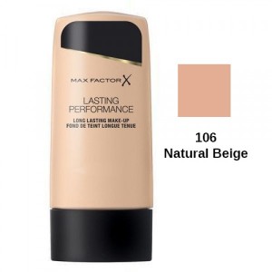 MAX FACTOR LASTING PERFORMANCE NATURAL BEIGE 106 MAX FACTOR LASTING PERFORMANCE NATURAL BEIGE 106
