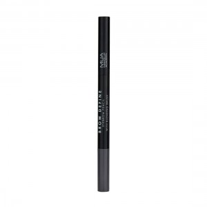 MUA EYEBROW PENCIL WITH BLENDING BRUSH GREY