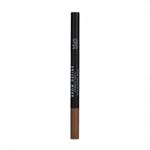 MUA EYEBROW PENCIL WITH BLENDING BRUSH MID BROWN