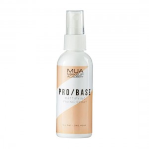 MUA PRO/BASE MATTIFYING FIXING SPRAY 70ml MUA PRO/BASE MATTIFYING FIXING SPRAY 70ml