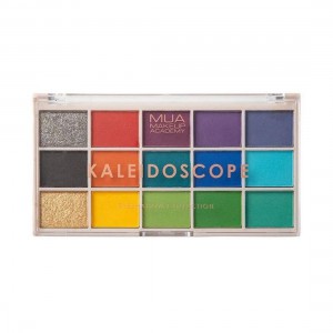 MUA 15 SHADE EYESHADOW PALETTE KALEIDOSCOPE MUA 15 SHADE EYESHADOW PALETTE KALEIDOSCOPE