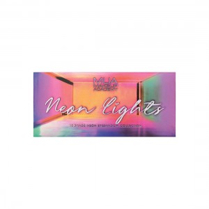 MUA NEON LIGHTS 10 SHADE PAPER EYESHADOW PALETTE