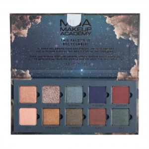 MUA NOCTURNAL 10 SHADE PEPER EYESHADOW PALETTE MUA NOCTURNAL 10 SHADE PEPER EYESHADOW PALETTE
