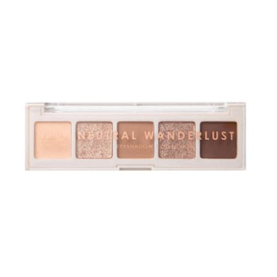 MUA 5 SHADE EYESHADOW PALETTE NEUTRAL WANDERLUST MUA 5 SHADE EYESHADOW PALETTE NEUTRAL WANDERLUST