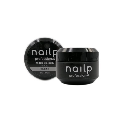 NAILP BUILDER GEL NO HEAT MIDDLE VISCOCITY UV/LED CLEAR 30gr