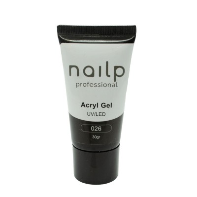 NAILP ACRYL GEL UV/LED #026 ΜΑΥΡΟ 30gr NAILP ACRYL GEL UV/LED #026 ΜΑΥΡΟ 30gr