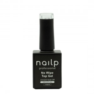NAILP NO WIPE TOP GEL SOAK OFF UV/LED CLEAR 12ml NAILP NO WIPE TOP GEL SOAK OFF UV/LED CLEAR 12ml