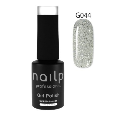 NAILP GEL POLISH SOAK OFF UV/LED #G044 12ml GLITTER LINE