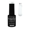 NAILP GEL POLISH SOAK OFF UV/LED PURE WHITE #011 12ml