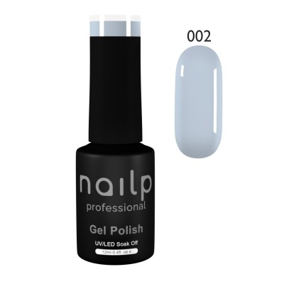 NAILP GEL POLISH SOAK OFF UV/LED CLASSIC GREY #002 12ml