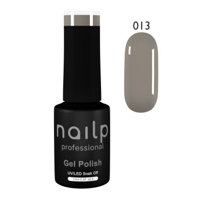 NAILP GEL POLISH SOAK OFF UV/LED CLASSIC GREY #013 12ml