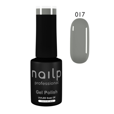 NAILP GEL POLISH SOAK OFF UV/LED CLASSIC GREY #017 12ml