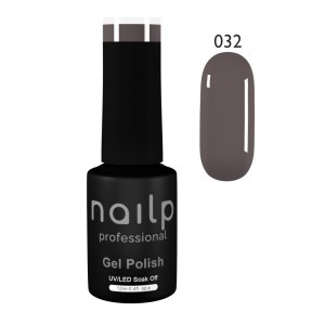 NAILP GEL POLISH SOAK OFF UV/LED CLASSIC GREY #032 12ml NAILP GEL POLISH SOAK OFF UV/LED CLASSIC GREY #032 12ml