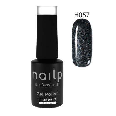 NAILP GEL POLISH SOAK OFF UV/LED #H057 12ml GLITTER LINE