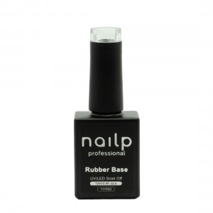 NAILP RUBBER BASE GEL SOAK OFF UV/LED CLEAR 12ml NAILP RUBBER BASE GEL SOAK OFF UV/LED CLEAR 12ml