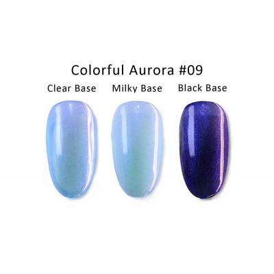 NAILP GEL POLISH SOAK OFF UV/LED COLORFUL AURORA #09 12ml