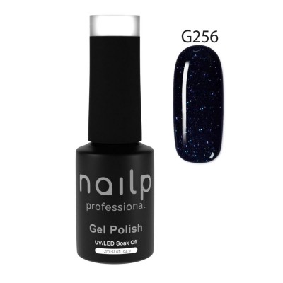 NAILP GEL POLISH SOAK OFF UV/LED #G256 12ml GLITTER LINE