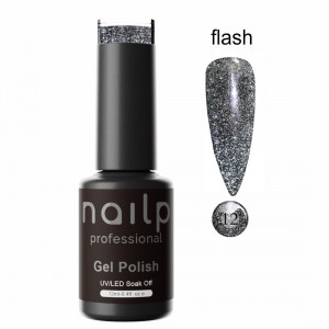 NAILP GEL POLISH SOAK OFF UV/LED #012 FLASH 12ml NAILP GEL POLISH SOAK OFF UV/LED #012 FLASH 12ml