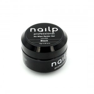 NAILP NO WIPE SPIDER GEL UV/LED #006 BLACK 15gr NAILP NO WIPE SPIDER GEL UV/LED #006 BLACK 15gr