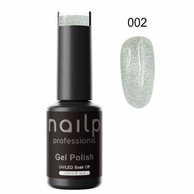 NAILP GEL POLISH SOAK OFF UV/LED TRANSLUCENT FLARE REFLECTIVE #002 12ml