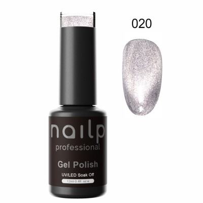 NAILP GEL POLISH SOAK OFF UV/LED FAIRY CRYSTAL CAT EYE #020 12ml