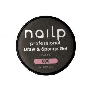 NAILP PAINTING GEL DRAW AND SPONGE #006 8gr NAILP PAINTING GEL DRAW AND SPONGE #006 8gr