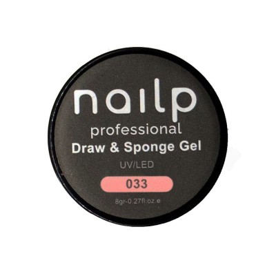 NAILP PAINTING GEL DRAW AND SPONGE #033 8gr NAILP PAINTING GEL DRAW AND SPONGE #033 8gr