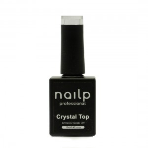 NAILP NO WIPE CRYSTAL TOP GEL SOAK OFF UV/LED CLEAR 12ml NAILP NO WIPE CRYSTAL TOP GEL SOAK OFF UV/LED CLEAR 12ml