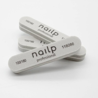 NAILP ΜΠΑΦΕΡ MINI ΙΣΙΟ ΓΚΡΙ 100/180 NAILP ΜΠΑΦΕΡ MINI ΙΣΙΟ ΓΚΡΙ 100/180