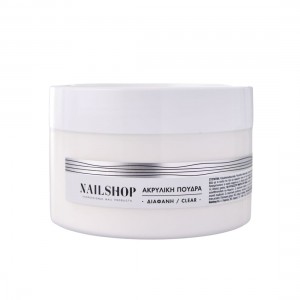 ΑΚΡΥΛΙΚΗ ΣΚΟΝΗ CLEAR NAILSHOP 45gr ΑΚΡΥΛΙΚΗ ΣΚΟΝΗ CLEAR NAILSHOP 45gr