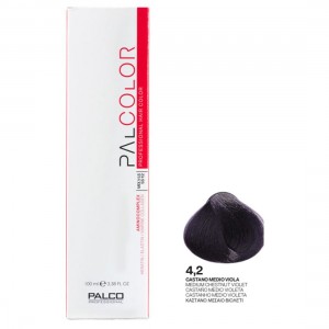 ΒΑΦΗ PALCOLOR 4.2 ΚΑΣΤΑΝΟ ΜΕΣΑΙΟ ΒΙΟΛΕΤΙ 100ml ΒΑΦΗ PALCOLOR 4.2 ΚΑΣΤΑΝΟ ΜΕΣΑΙΟ ΒΙΟΛΕΤΙ 100ml