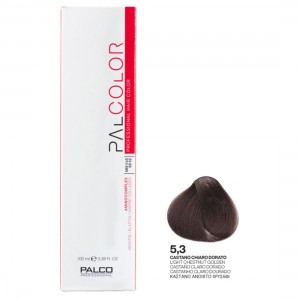 ΒΑΦΗ PALCOLOR 5.3 ΚΑΣΤΑΝΟ ΑΝΟΙΧΤΟ ΧΡΥΣΑΦΙ 100ml ΒΑΦΗ PALCOLOR 5.3 ΚΑΣΤΑΝΟ ΑΝΟΙΧΤΟ ΧΡΥΣΑΦΙ 100ml