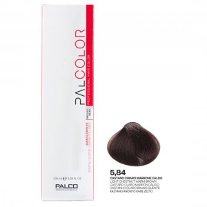 ΒΑΦΗ PALCOLOR 5.84 ΚΑΣΤΑΝΟ ΑΝΟΙΧΤΟ ΚΑΦΕ ΖΕΣΤΟ 100ml ΒΑΦΗ PALCOLOR 5.84 ΚΑΣΤΑΝΟ ΑΝΟΙΧΤΟ ΚΑΦΕ ΖΕΣΤΟ 100ml
