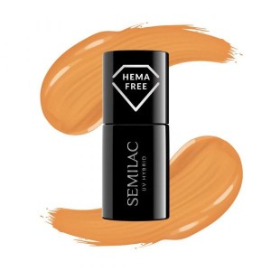 SEMILAC ΗΜΙΜΟΝΙΜΟ ΒΕΡΝΙΚΙ #416 GOLDEN HOUR ORANGE 7ml