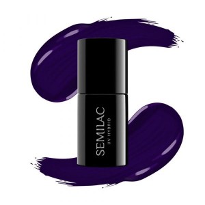 SEMILAC ΗΜΙΜΟΝΙΜΟ ΒΕΡΝΙΚΙ #089 BLACK PLUM 7ml